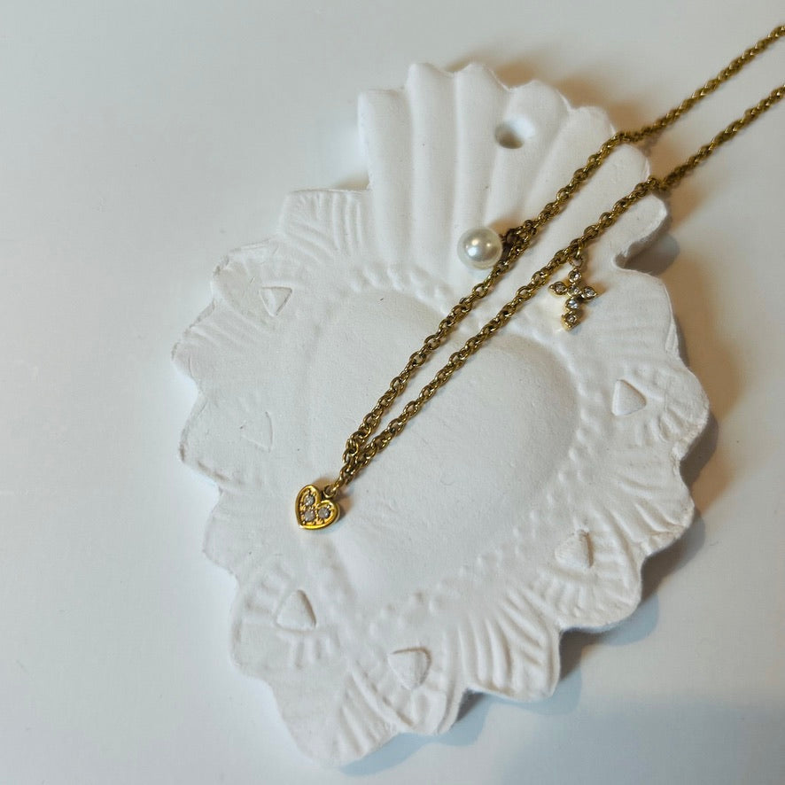 Collier "Trio de breloques"