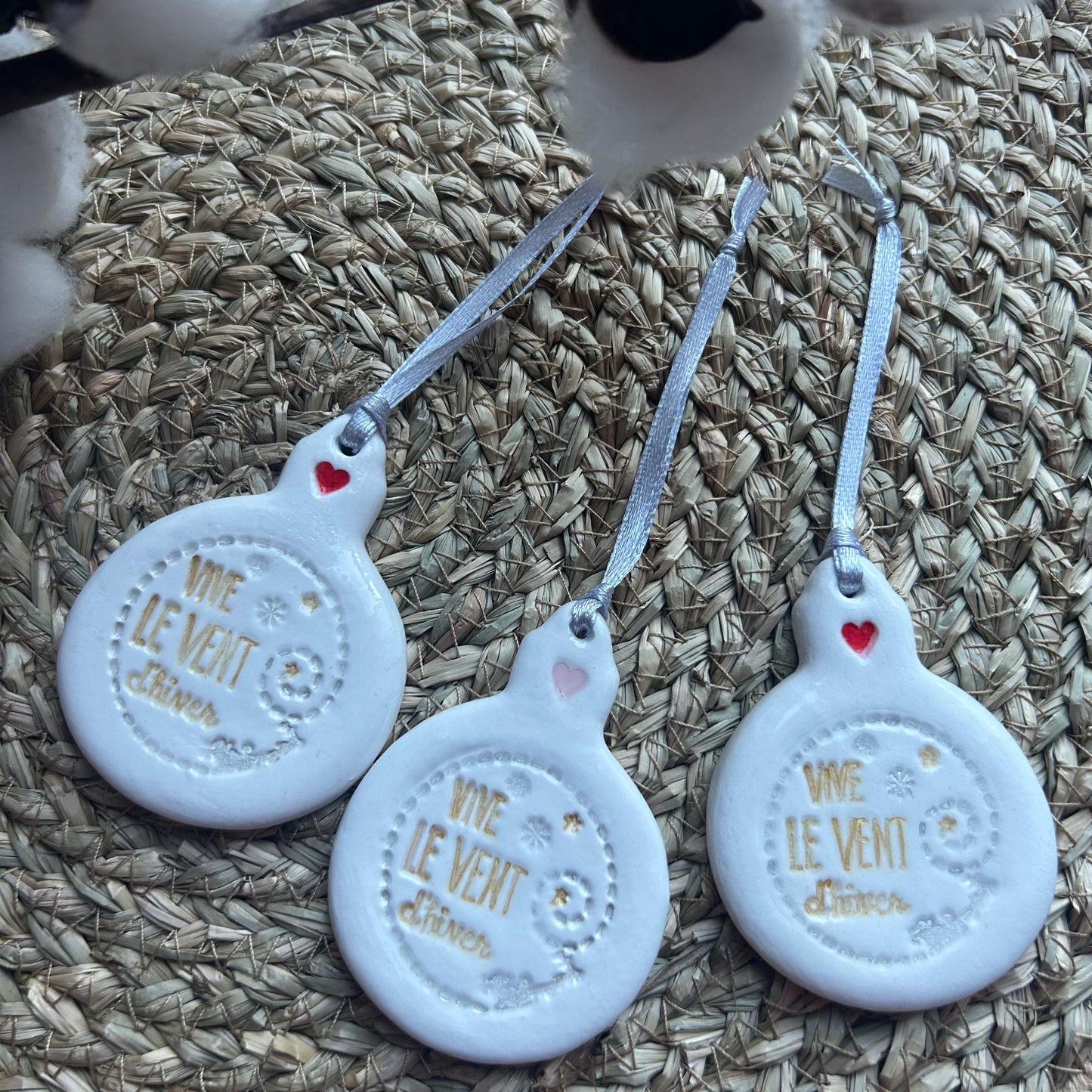 Boule de Noël "à motifs"