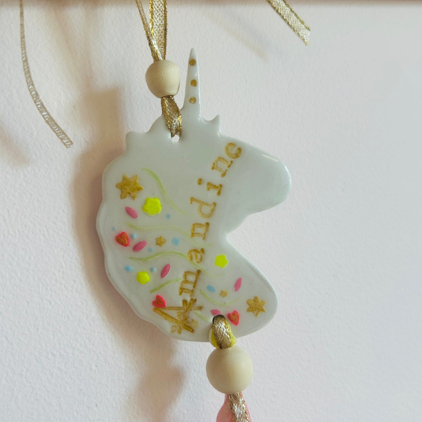 Porte-barrettes "Tête de licorne"