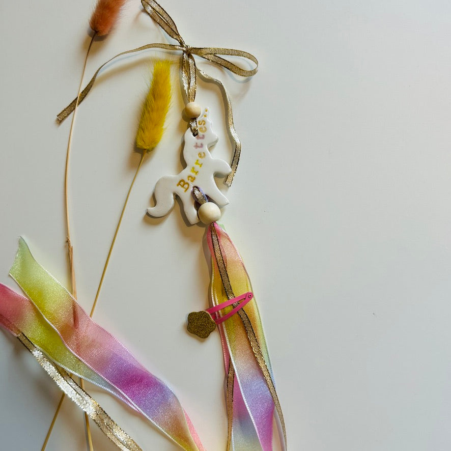 Porte-barrettes "Licorne"