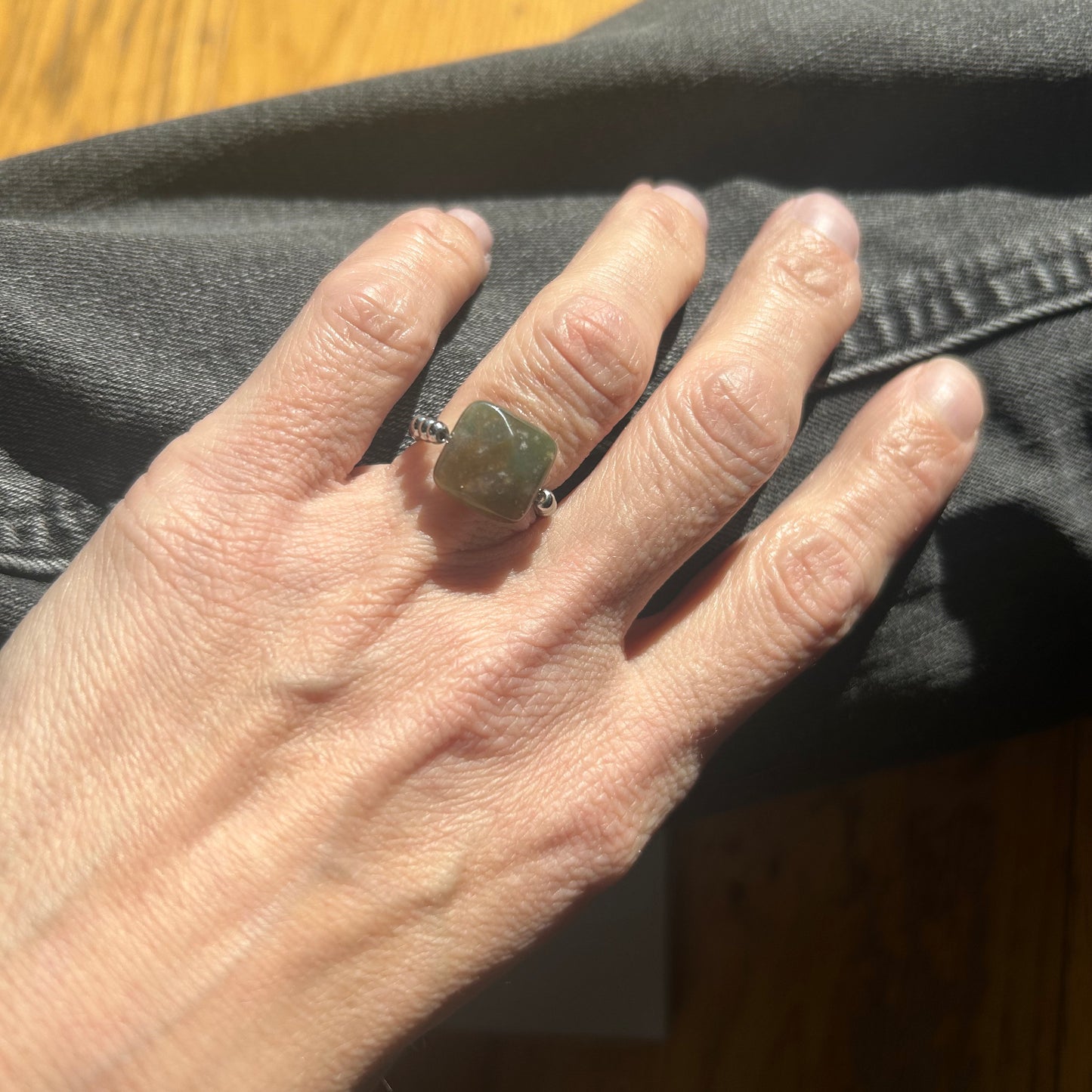 Bague "Gemme Mon Carré"