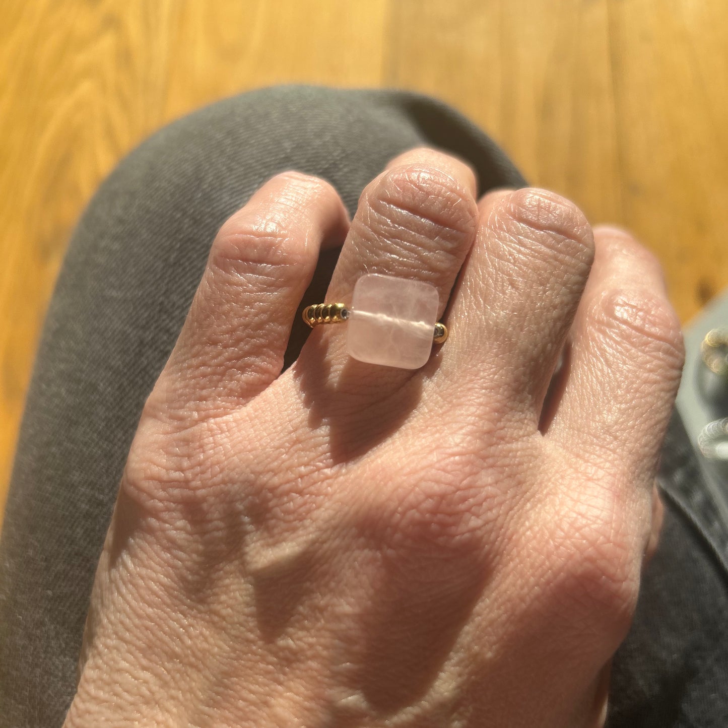 Bague "Gemme Mon Carré"