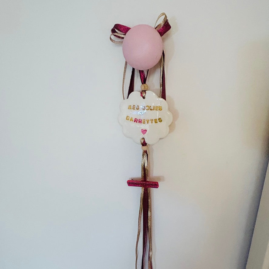 Porte-barrettes "Grande Marguerite"