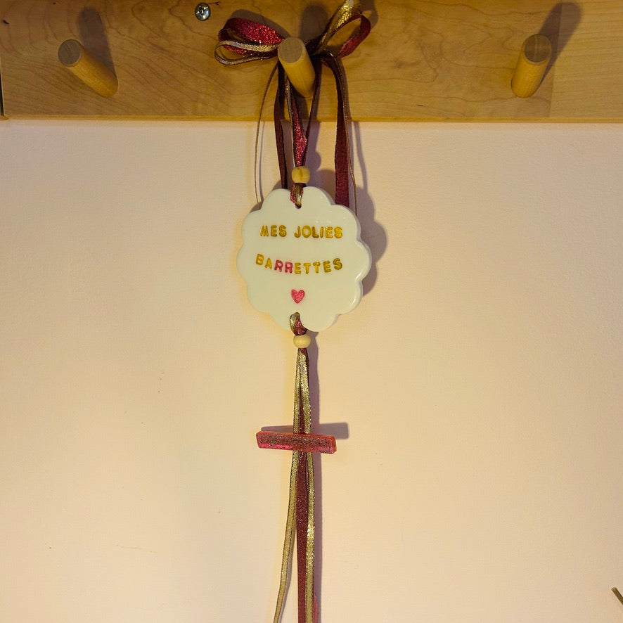 Porte-barrettes "Grande Marguerite"