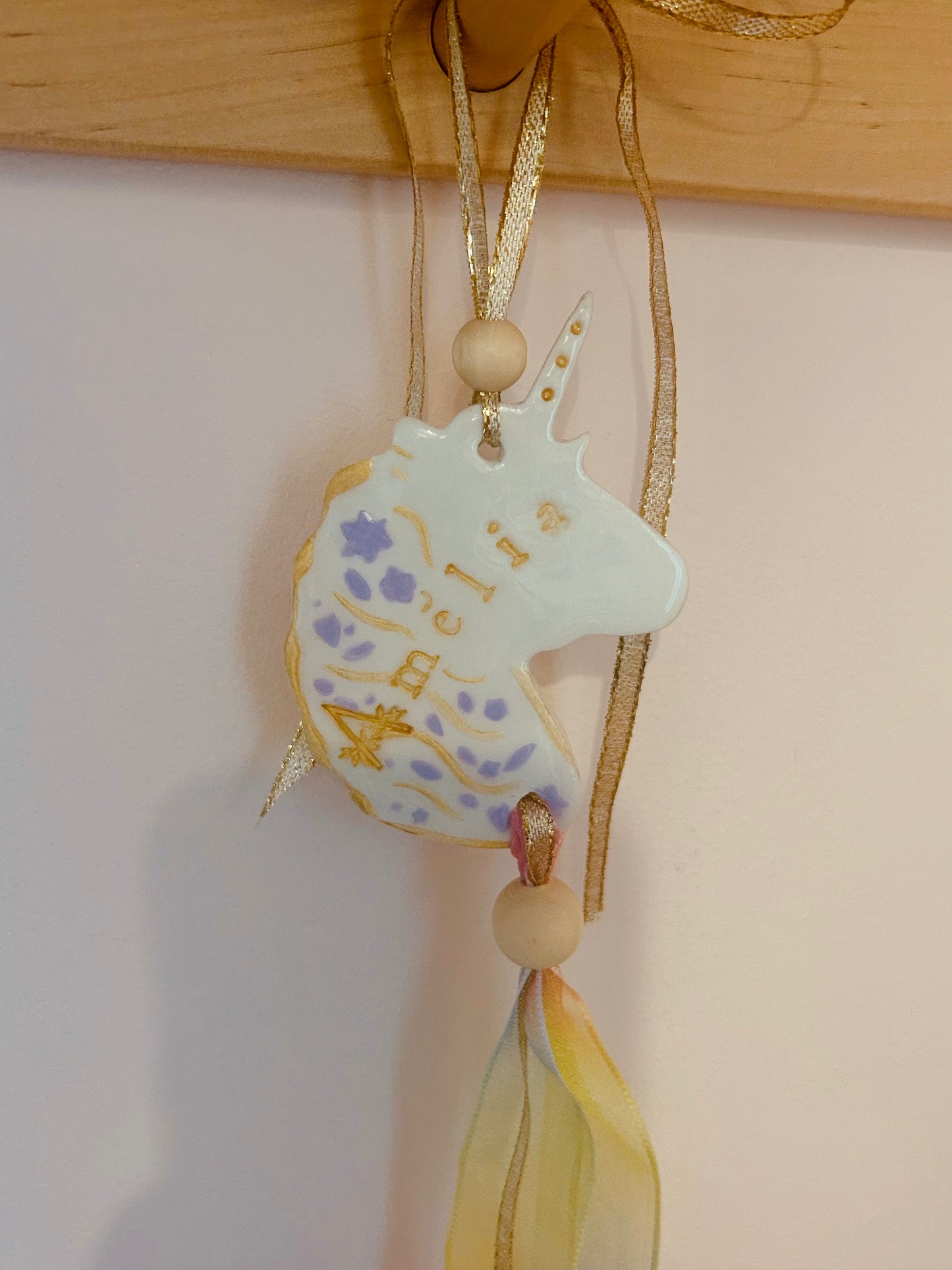 Porte-barrettes "Tête de licorne"
