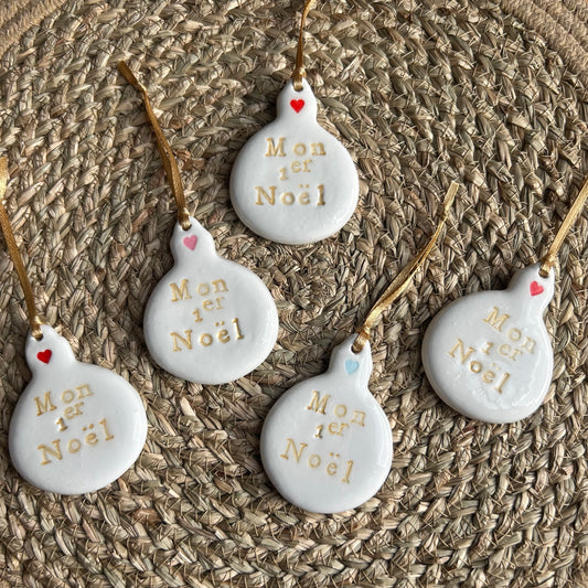 Boule de Noël "à message"