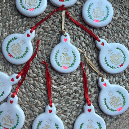 Boule de Noël "à motifs"