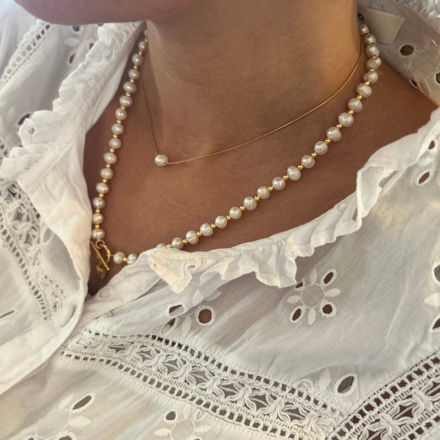 Collier "Avec sa perle"