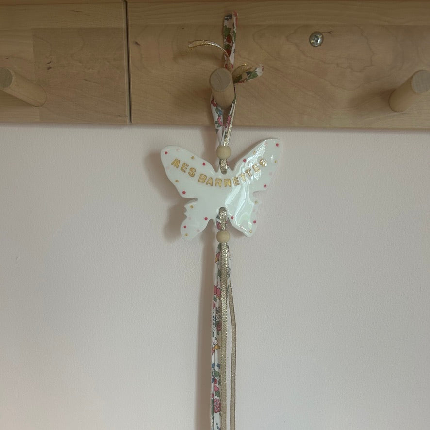 Mon Porte barrettes "Papillon"