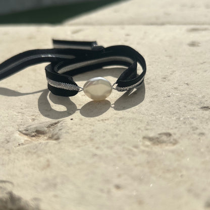 Bracelet "Mon Ruban Perle"