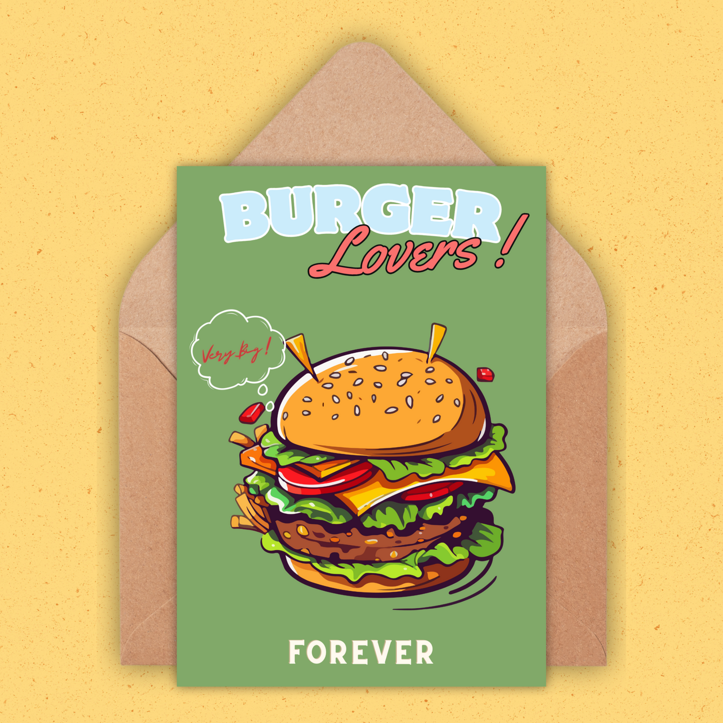 Carte "BURGER Lovers"