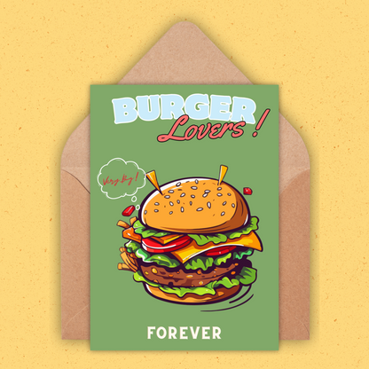 Carte "BURGER Lovers"