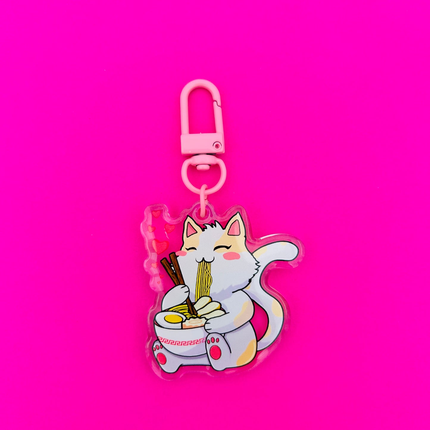 Porte-Clé "Chatte japonaise"