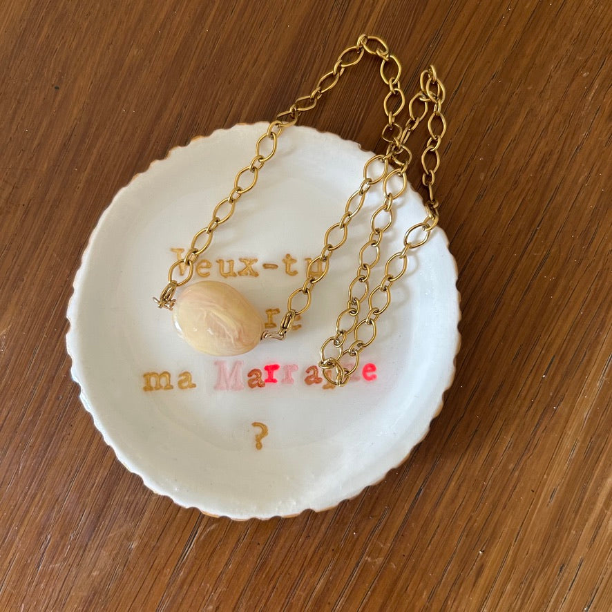 Collier "Perle interchangeable"