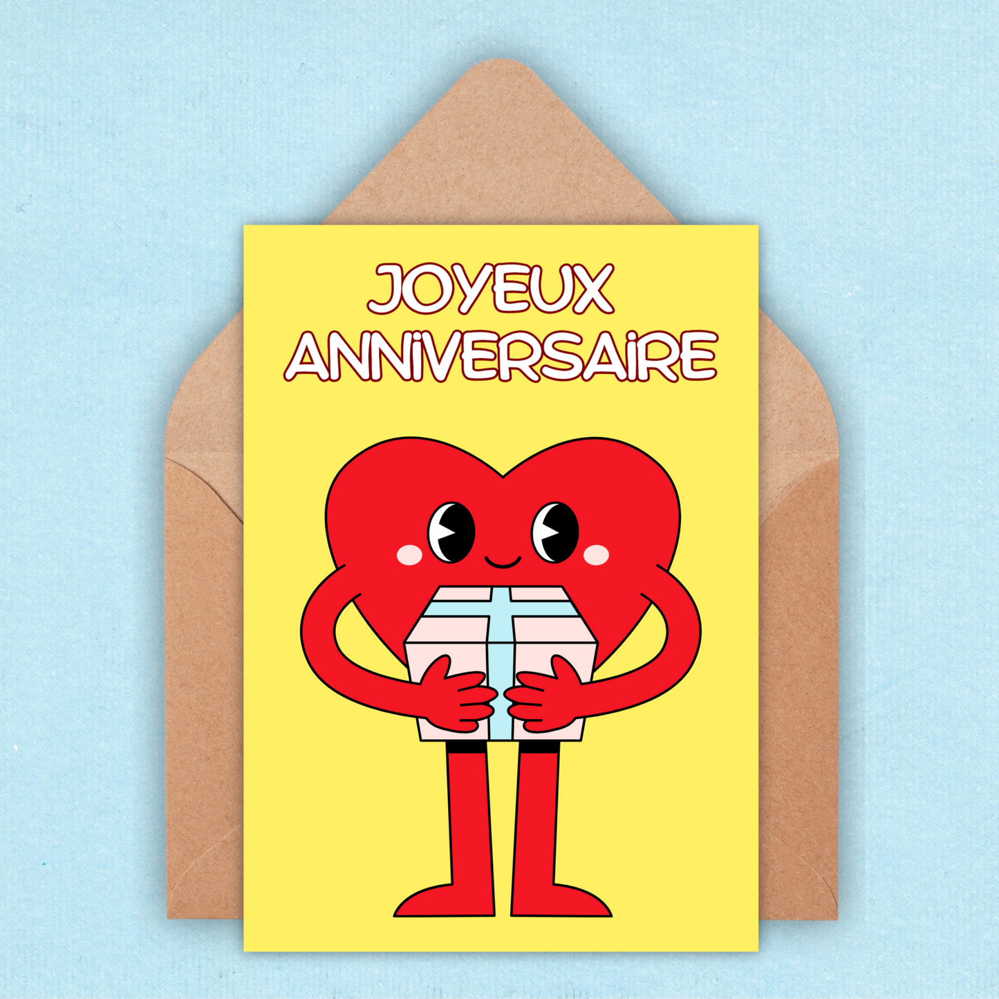 Carte "JOYEUX ANNIVERSAIRE"